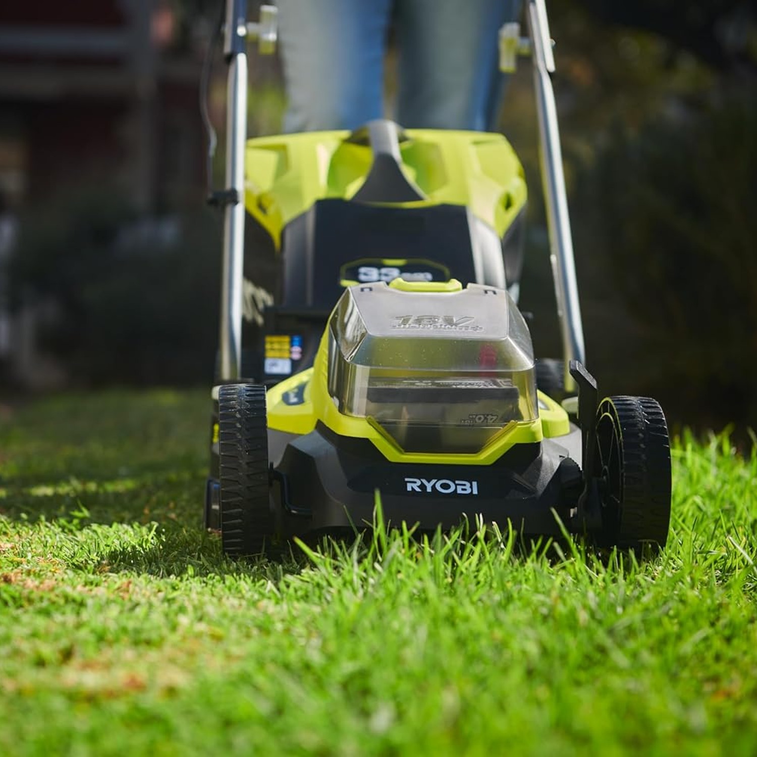 RYOBI ONE+ 18V 33cm Lawn Mower Body Only: image 8