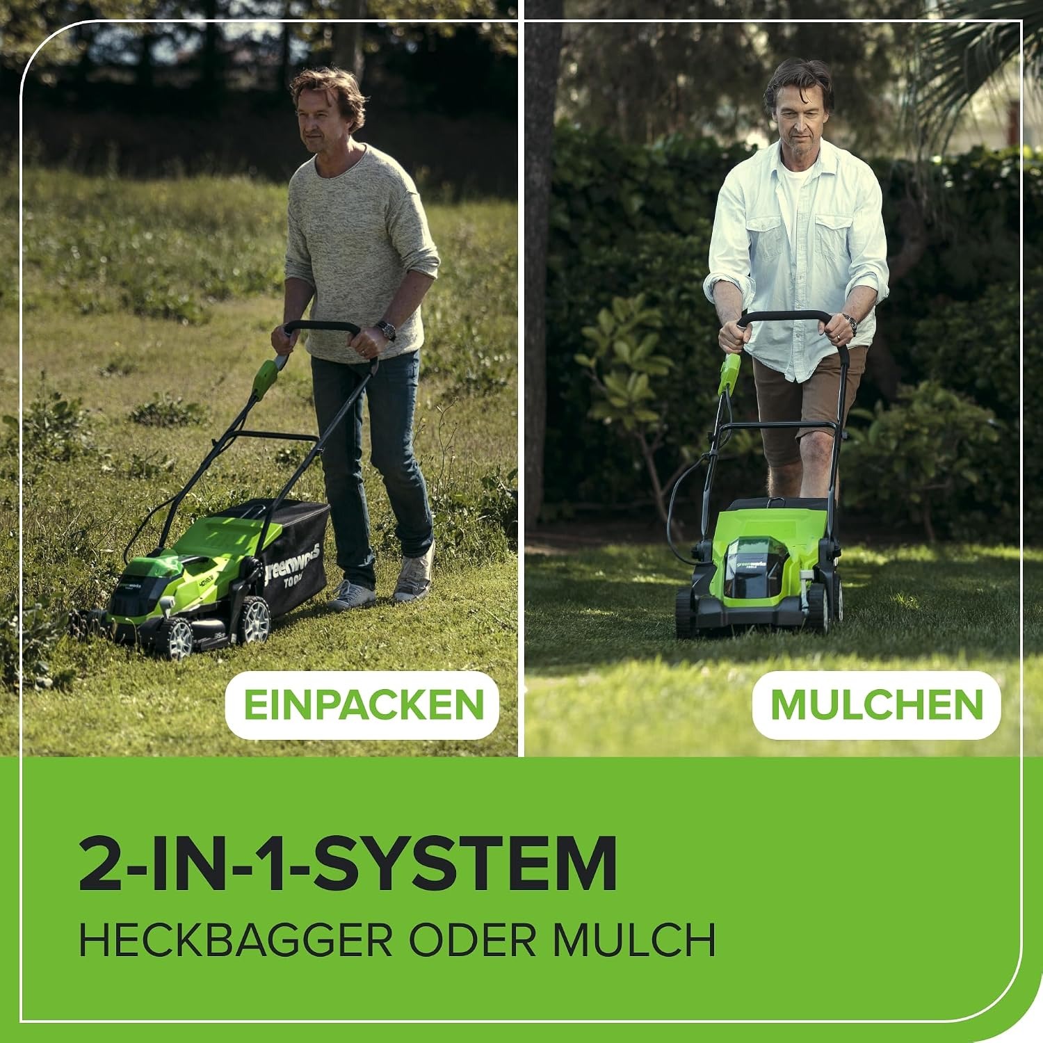 Greenworks G40LM35 Cordless Mower Kit: image 9