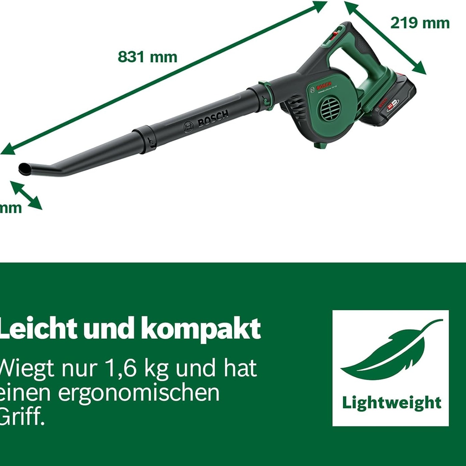 Bosch UniversalLeafBlower 18V-130 Bare Tool: image 4