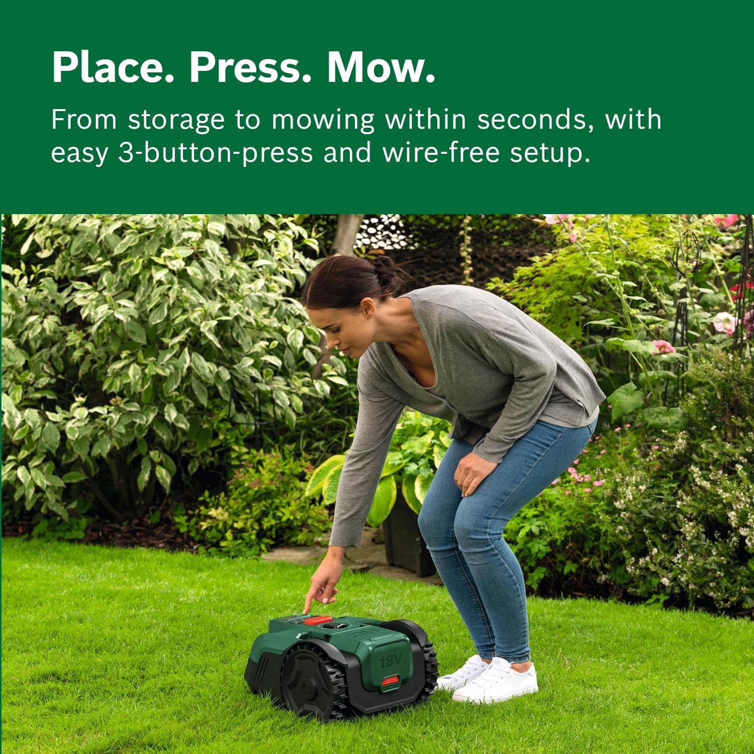 Bosch VISIMOW18V-100 Bare Tool Robot Lawn Mower: image 4