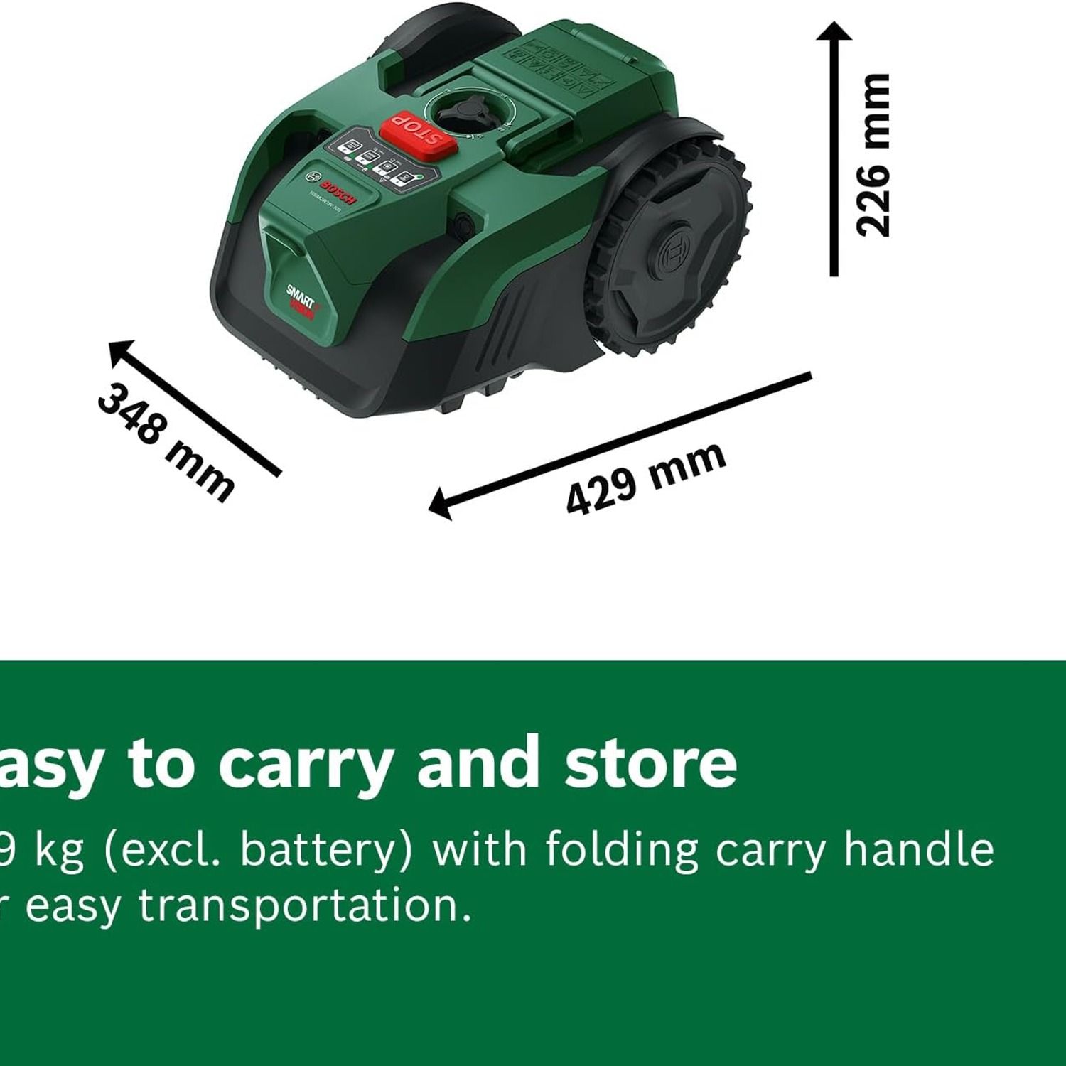 Bosch VISIMOW18V-100 Bare Tool Robot Lawn Mower: image 6